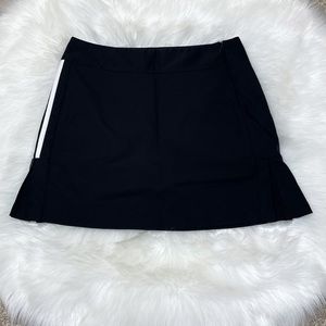 Adidas Climacool Stretch Tennnis Golf Striped Skort Black Womens Size 8